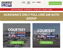 Tablet Screenshot of courtesygm.com